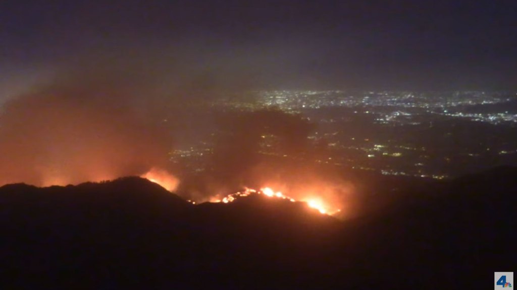 Eaton Canyon Fire Breaks Out Near Pasadena; Mandatory Evacuations As Wind-Whipped Flames Spread