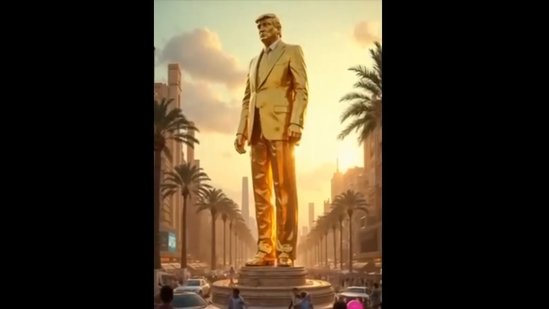 Donald Trump Promotes Gaza Plan With AI Video