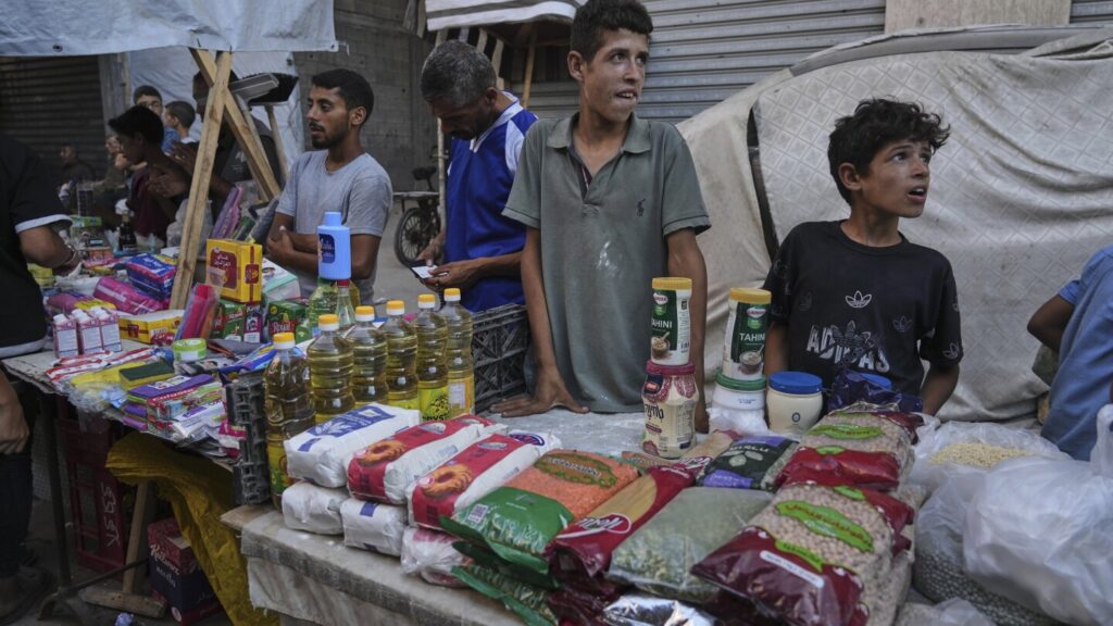 Gaza Crisis: Gang store food aid and resale amid Israeli attacks