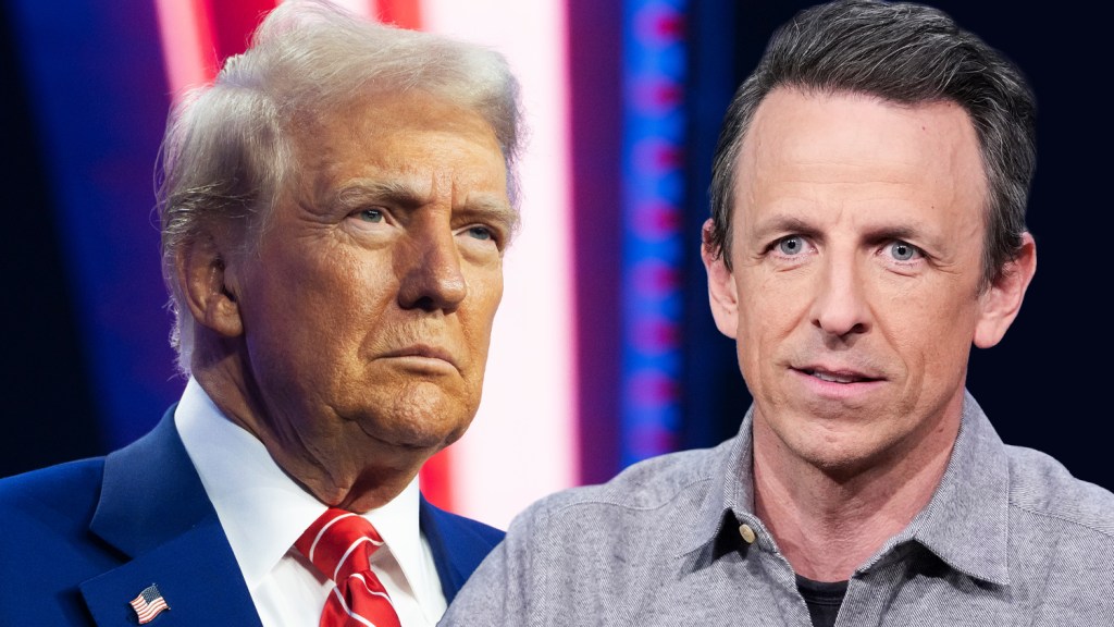 Trump Rages About “Rumor” That NBC Extended Seth Meyers’ Contract
