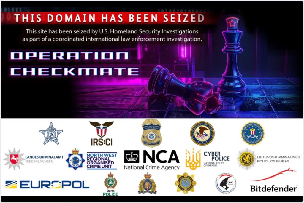 Authorities seize servers of black suit ransomware gang