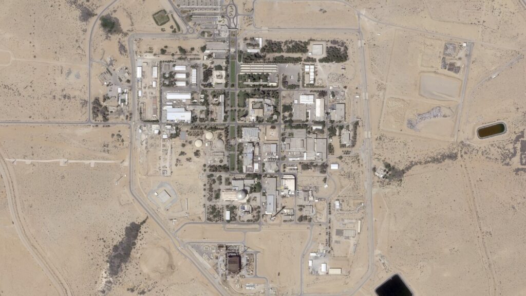 Israel is under construction at a suspected nuclear weapon site, satellite photo