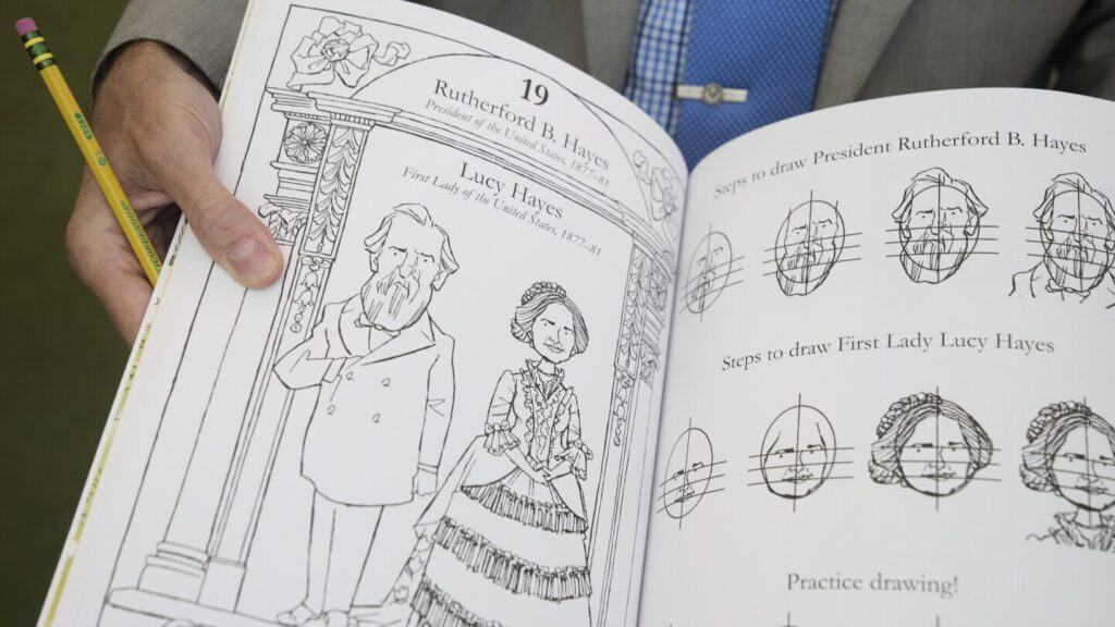 How to draw every president and first lady in four steps