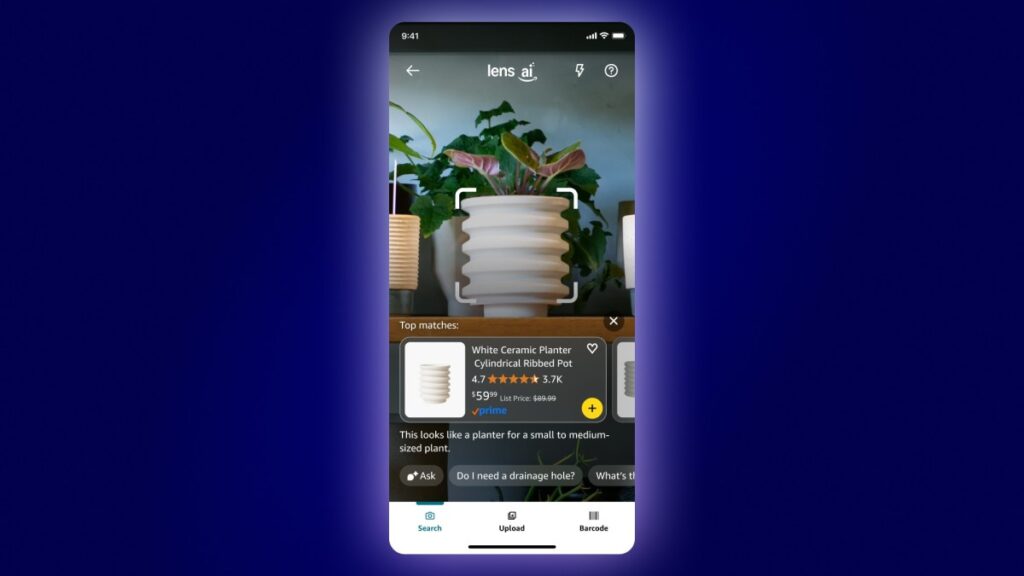 Amazon launches Lens Live, an AI-powered shopping tool for use in the real world