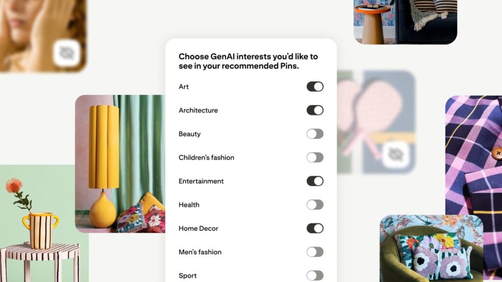 Pinterest adds controls to limit the amount of ‘AI slop’ in your feed