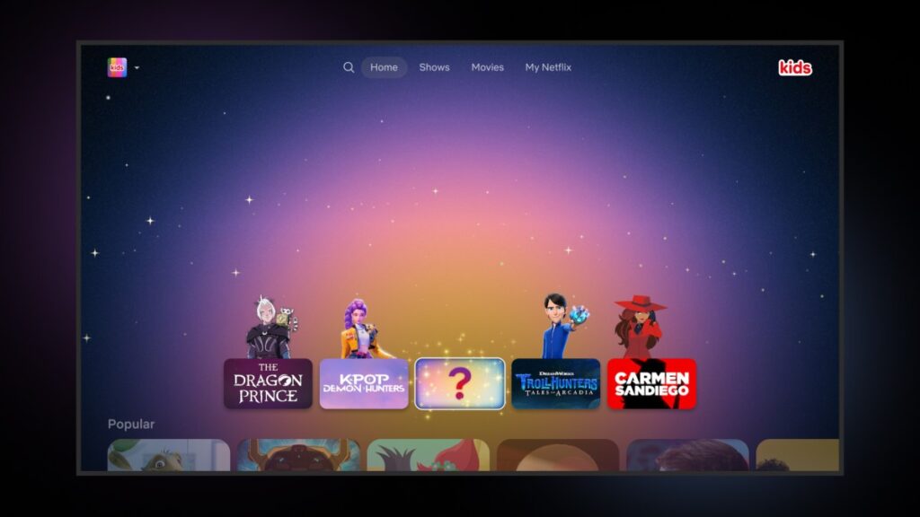 Netflix releases redesigned profiles for kids
