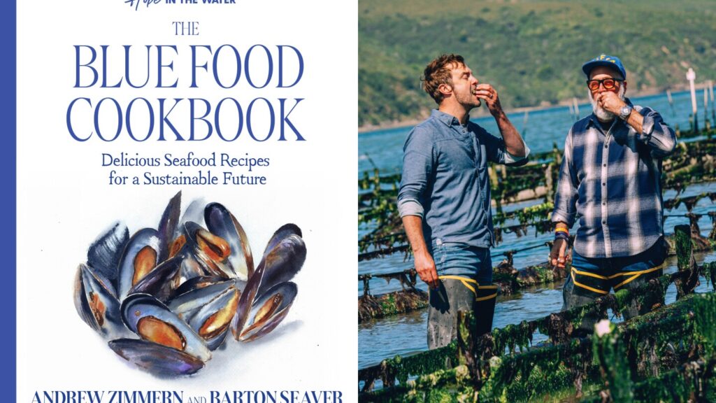 Zimmern and Seaver promote seafood with ‘Blue Food Cookbook’
