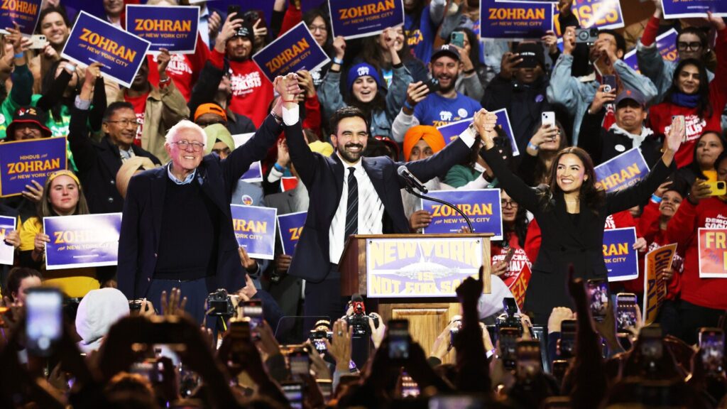 Uniting with New York mayoral candidates Zoran Mamdani, Sanders, Ocasio-Cortez and others