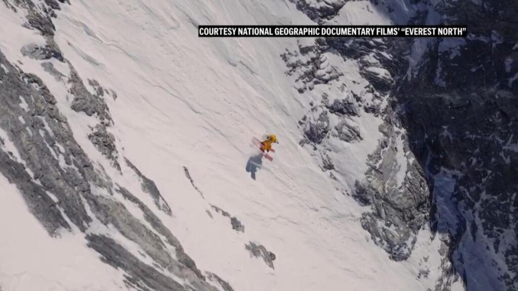 Jim Morrison completes historic ski downhill on Mt. Everest’s most dangerous run