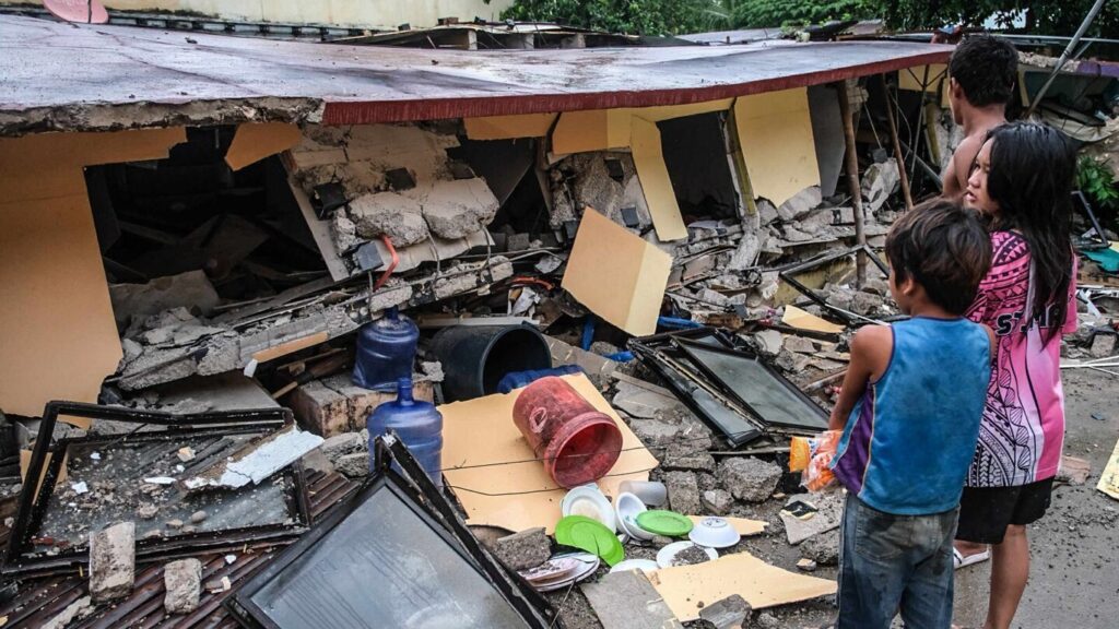 At least 69 people died in a powerful earthquake that struck the Philippines