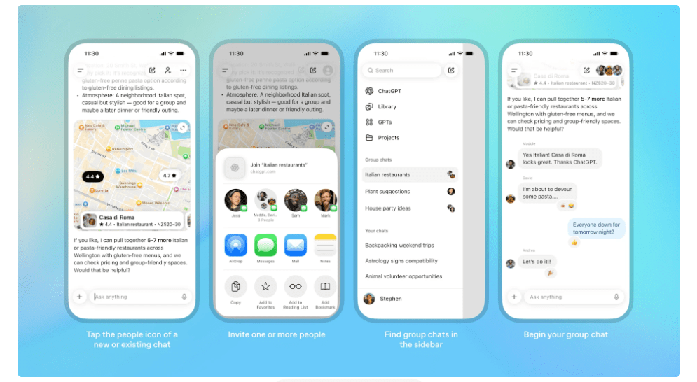 ChatGPT begins group chat trial in Japan, New Zealand, South Korea, and Taiwan