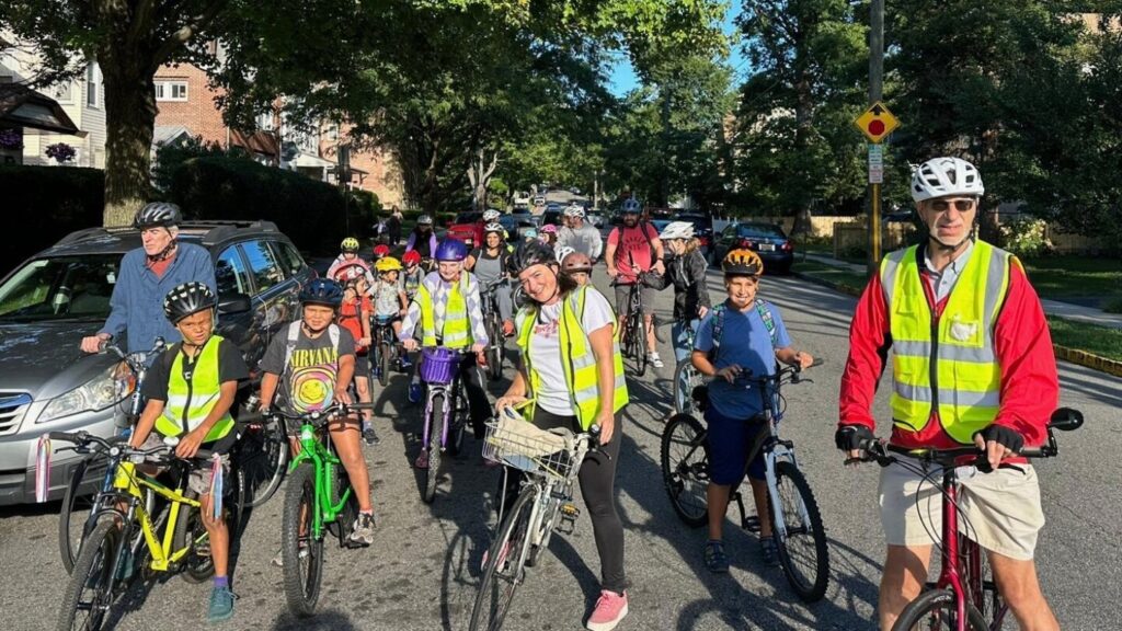 Weekly ‘Bike Bus’ combines fun and fitness on the way to school